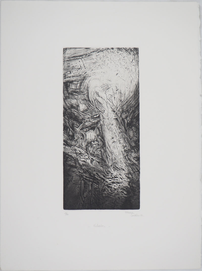 Etienne LODEHO : Éclosion - Gravure