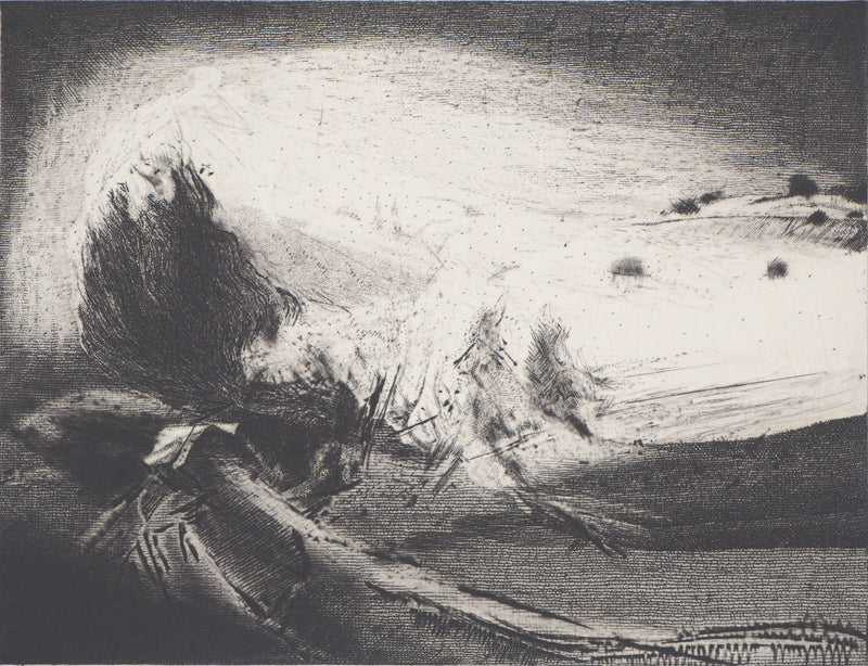 Etienne LODEHO : Neige - Gravure