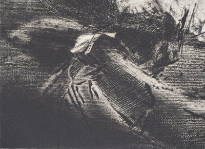 Etienne LODEHO : Neige - Gravure (détail)