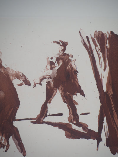 Etienne LODEHO : En scène, 1991 - Gravure (détail)