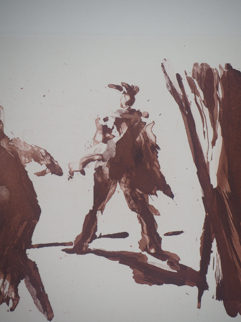 Etienne LODEHO : En scène, 1991 - Gravure (détail)