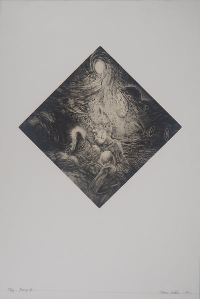 Etienne LODEHO : Vers le Paradis (Passage XII), 1981 - Gravure