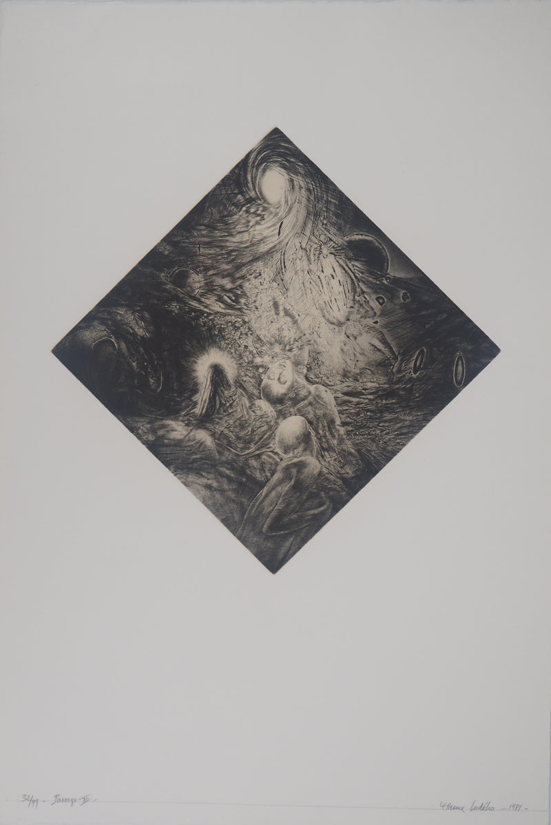 Etienne LODEHO : Vers le Paradis (Passage XII), 1981 - Gravure