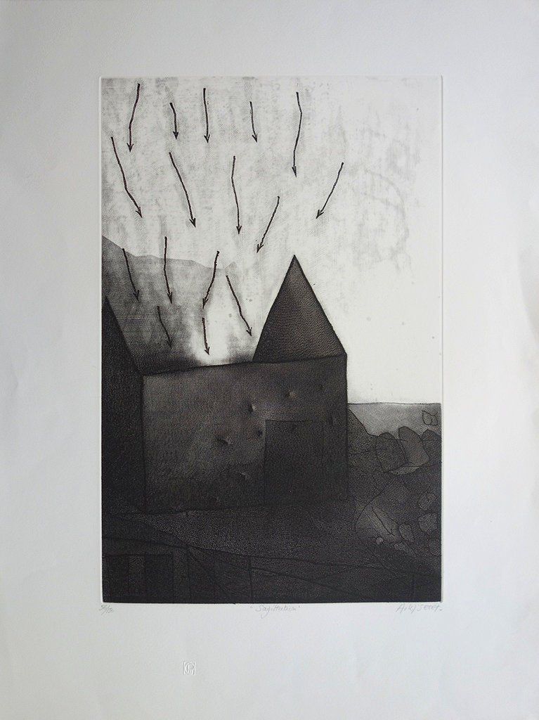 Alain LOISELET : Sagitation - Gravure
