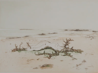 Bernard LOUEDIN : Nu des grèves, 1979 - Gravure