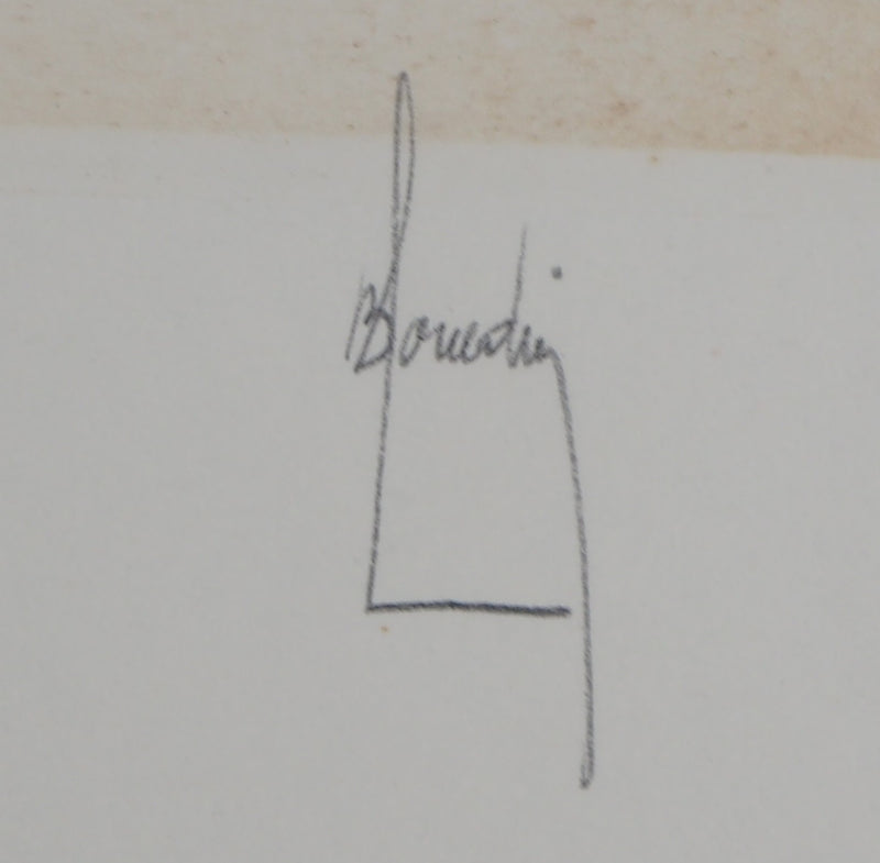Bernard LOUEDIN : Nu des grèves, 1979 - Gravure (détail)