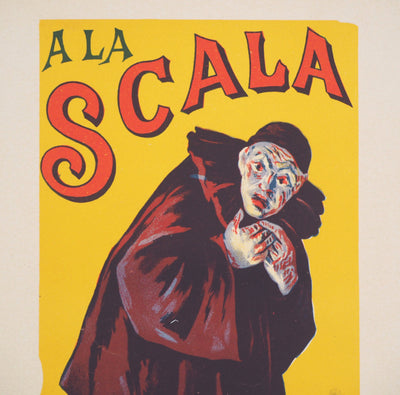 Maximilien LUCE : Mévisto (La Scala), 1897 - Affiche