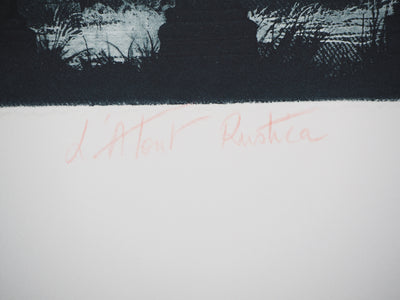  LUTH : L'Atout Rustica - Gravure (détail)