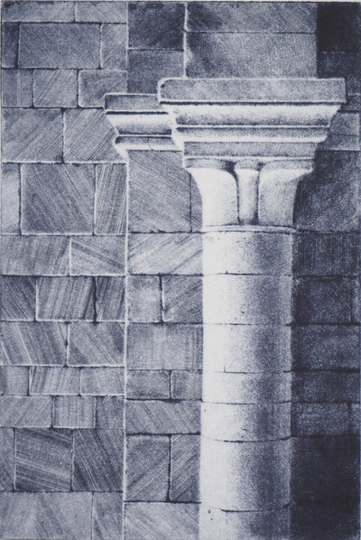  LUTH : Fragment d'architecture - Gravure
