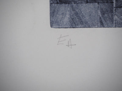 LUTH : Fragment d'architecture - Gravure (détail)