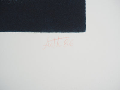  LUTH : L'hommage de Luc à Marie 1986 - Gravure (détail)