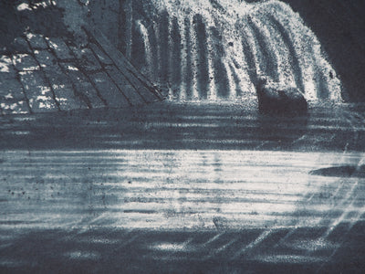  LUTH : L'hommage de Luc à Marie 1986 - Gravure (détail)