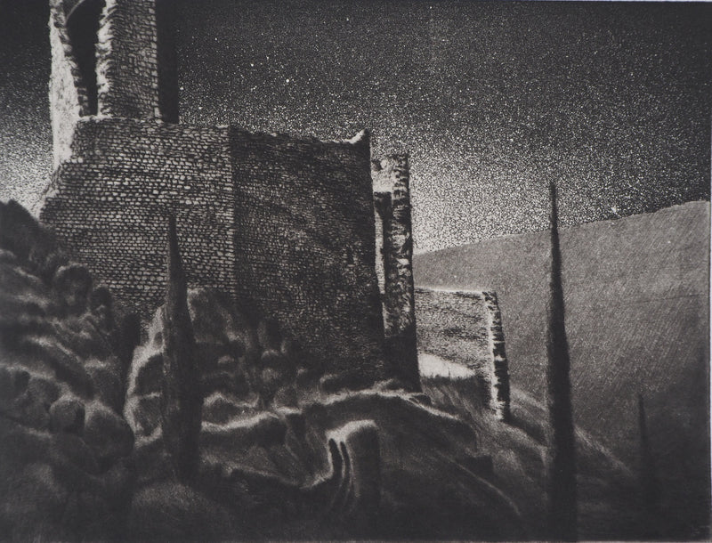  LUTH : Nuit étoilée - Gravure