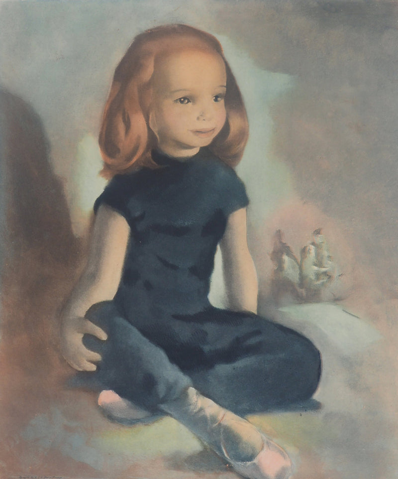 Mariette LYDIS : La petite danseuse - Gravure (détail)