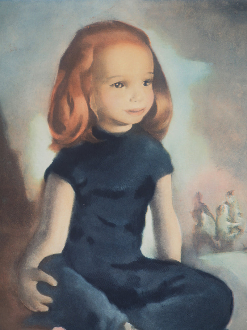 Mariette LYDIS : La petite danseuse - Gravure (détail)