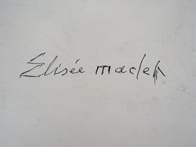Elisée MACLET : Les bateaux à voiles - Aquarelle (détail)