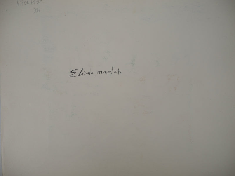 Elisée MACLET : La Petite France à Strasbourg - Aquarelle (détail)
