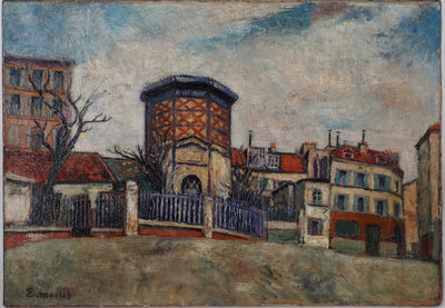 Elisée MACLET : Montmartre : La place JB Clément, c. 1940 - Tableau