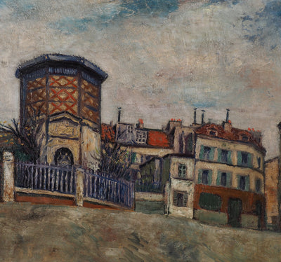 Elisée MACLET : Montmartre : La place JB Clément, c. 1940 - Tableau (détail)