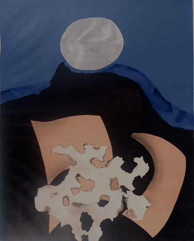 Bernard MANDEVILLE : Au clair de lune - Lithographie