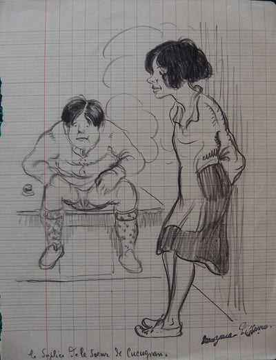 Georges MANZANA-PISSARRO : Le Suplice de la soeur de Cucugnan - art
