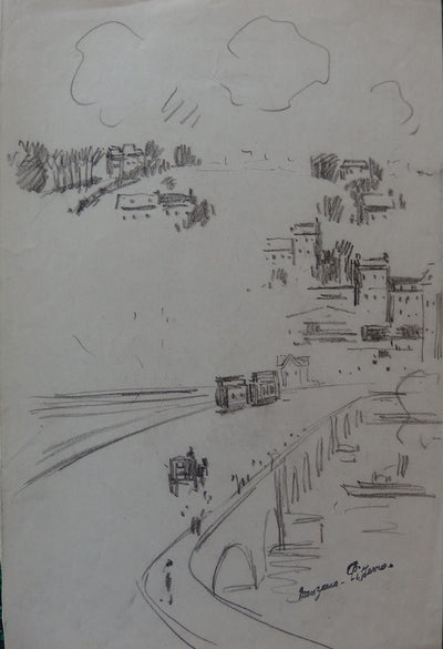 Georges MANZANA-PISSARRO : Les paysages - Dessin
