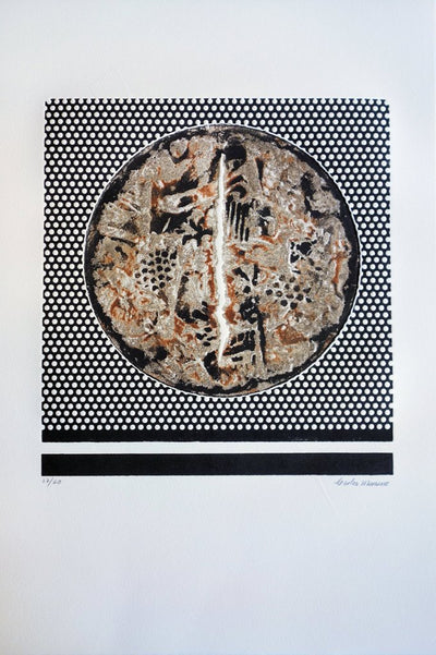 Carlos MARCANO : Rupestre Venezuela - Gravure (détail)