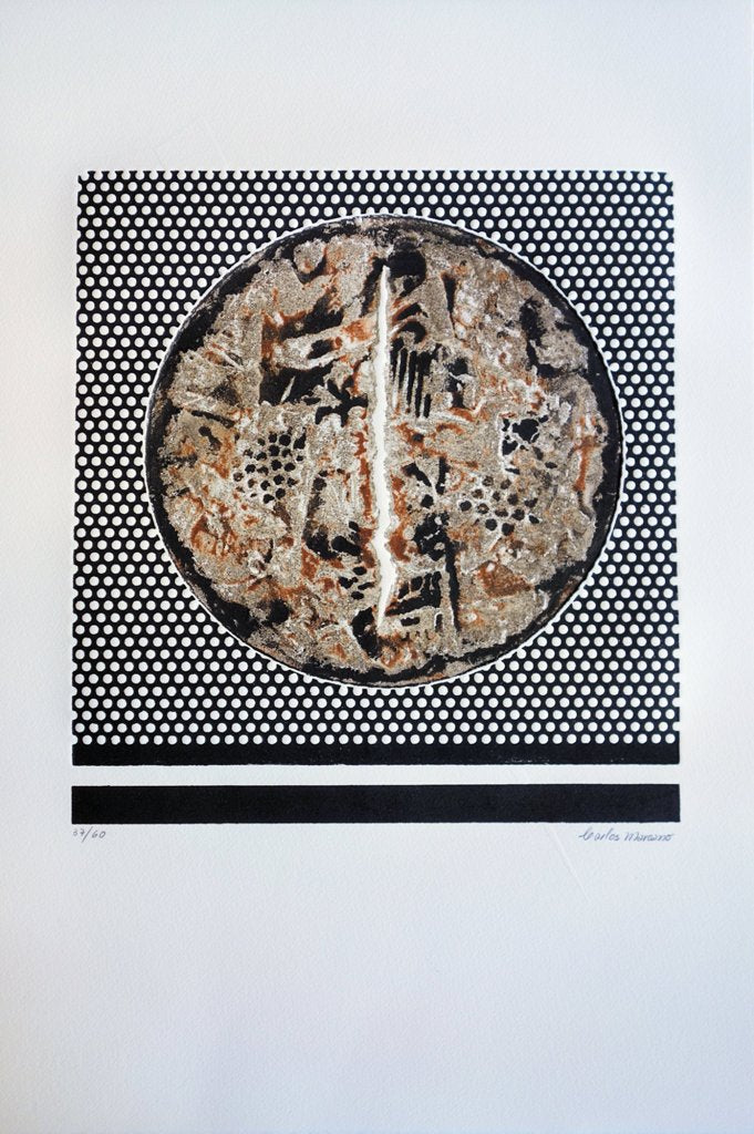 Carlos MARCANO : Rupestre Venezuela - Gravure (détail)