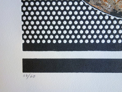 Carlos MARCANO : Rupestre Venezuela - Gravure (détail)