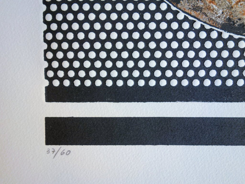 Carlos MARCANO : Rupestre Venezuela - Gravure (détail)