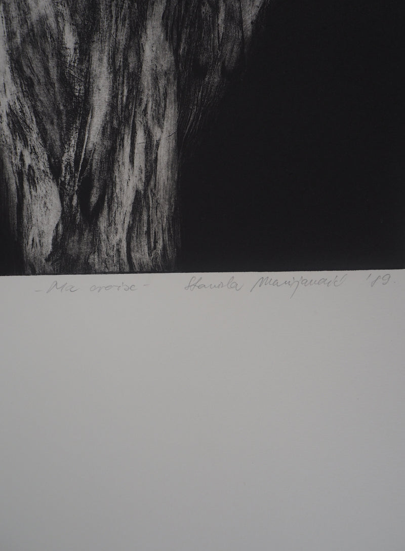 Stanislav MARIJANOVIC : Pressentiment I, 1989 - Gravure (détail)