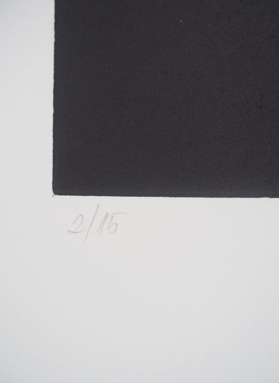 Stanislav MARIJANOVIC : Pressentiment I, 1989 - Gravure (détail)