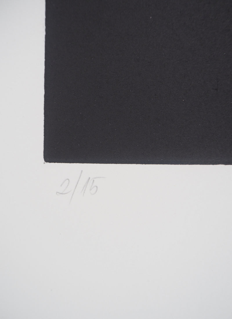 Stanislav MARIJANOVIC : Pressentiment I, 1989 - Gravure (détail)