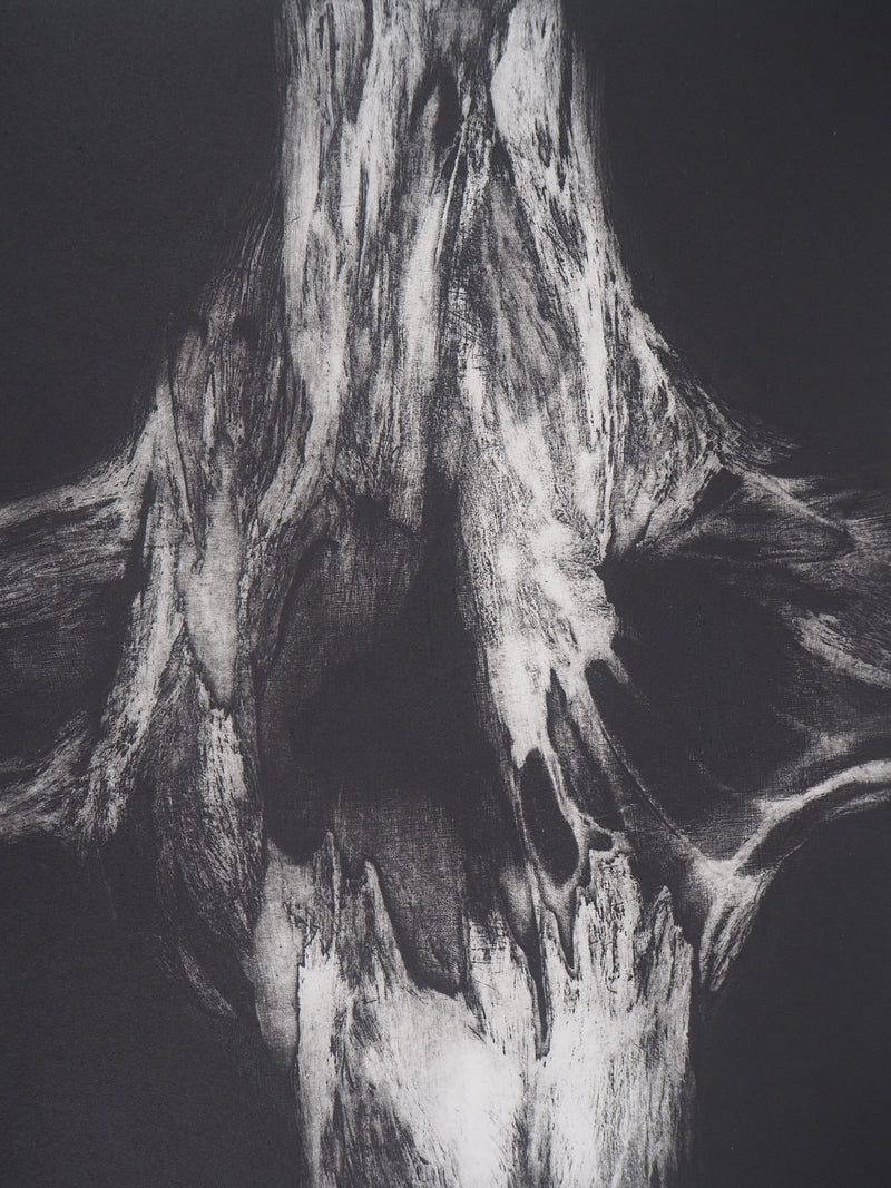 Stanislav MARIJANOVIC : Pressentiment I, 1989 - Gravure (détail)