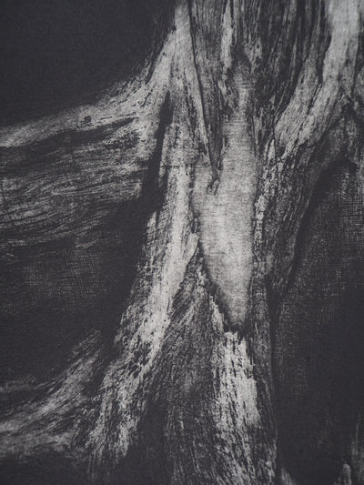 Stanislav MARIJANOVIC : Pressentiment I, 1989 - Gravure (détail)