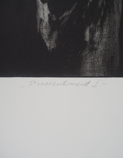 Stanislav MARIJANOVIC : Pressentiment I, 1989 - Gravure (détail)