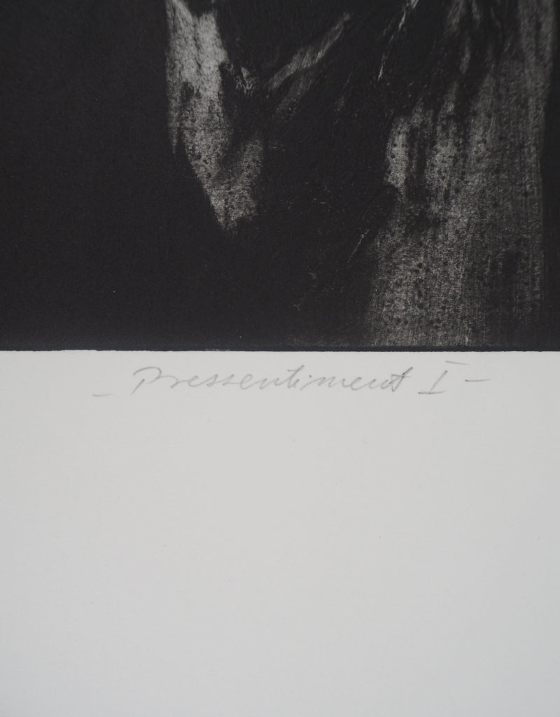 Stanislav MARIJANOVIC : Pressentiment I, 1989 - Gravure (détail)