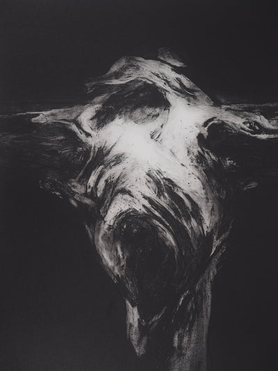 Stanislav MARIJANOVIC : Pressentiment I, 1989 - Gravure (détail)