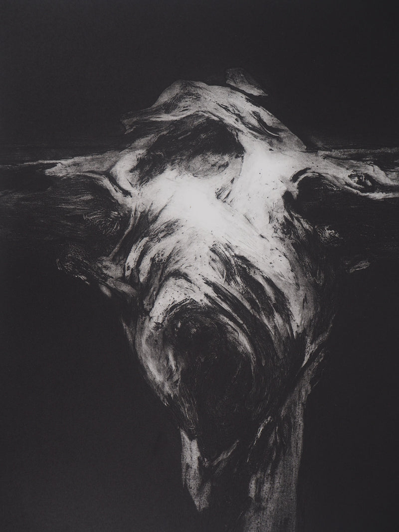 Stanislav MARIJANOVIC : Pressentiment I, 1989 - Gravure (détail)