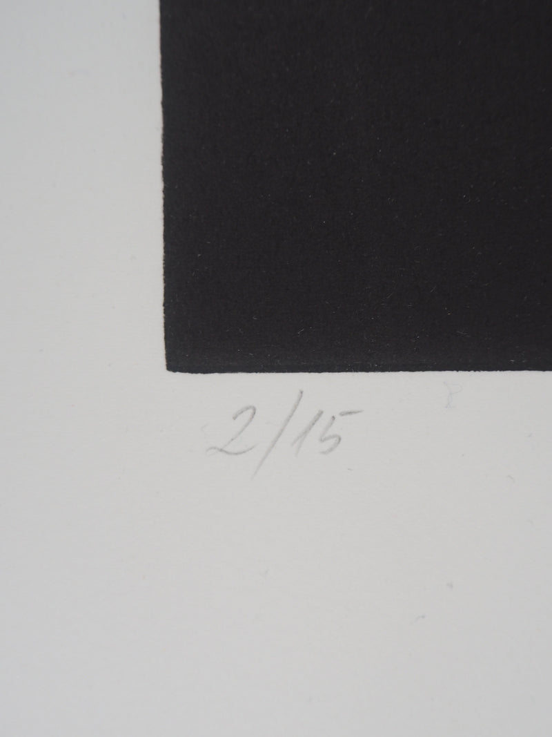 Stanislav MARIJANOVIC : Pressentiment I, 1989 - Gravure (détail)