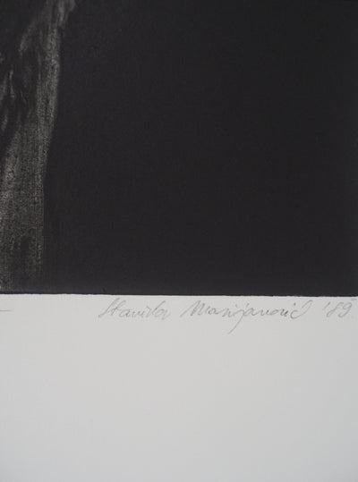 Stanislav MARIJANOVIC : Pressentiment I, 1989 - Gravure (détail)