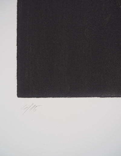 Stanislav MARIJANOVIC : La rencontre de l'abstraction et de la lumière, 1989 - Gravure (détail)