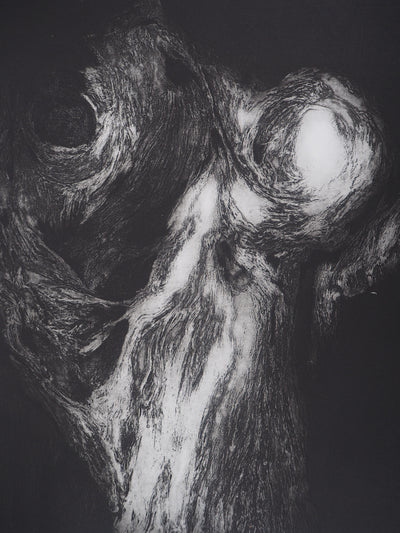 Stanislav MARIJANOVIC : La rencontre de l'abstraction et de la lumière, 1989 - Gravure (détail)