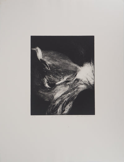 Stanislav MARIJANOVIC : Le réveil de la conscience, 1989 - Gravure (détail)