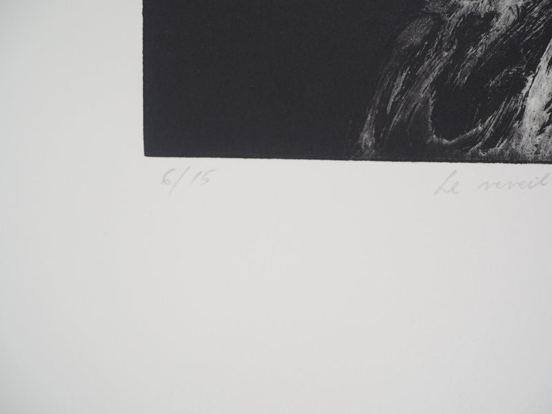 Stanislav MARIJANOVIC : Le réveil de la conscience, 1989 - Gravure (détail)