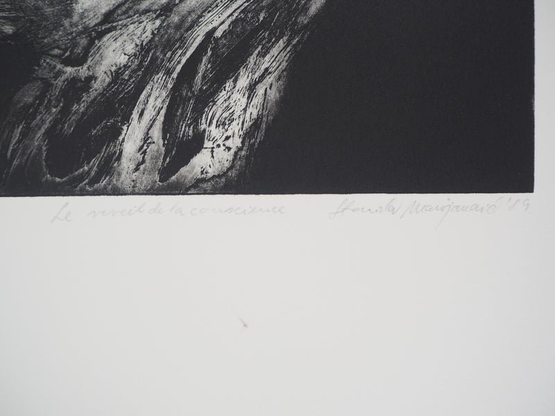 Stanislav MARIJANOVIC : Le réveil de la conscience, 1989 - Gravure (détail)