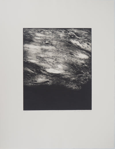 Stanislav MARIJANOVIC : Sur la trace du ciel, 1989 - Gravure (détail)