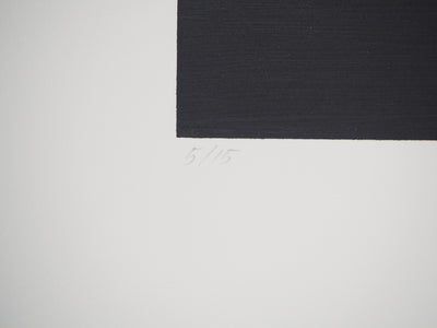 Stanislav MARIJANOVIC : Sur la trace du ciel, 1989 - Gravure (détail)