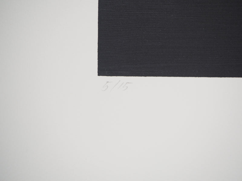 Stanislav MARIJANOVIC : Sur la trace du ciel, 1989 - Gravure (détail)