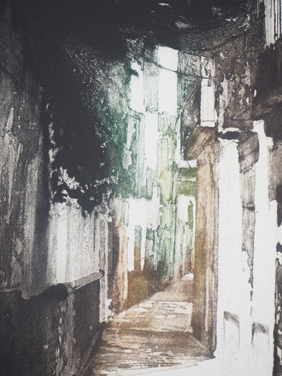 Bernard MARTELET : Rue de Séville  - Gravure